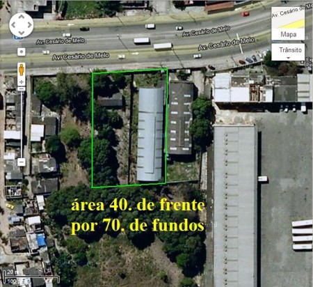 Galpão em Cosmo área de 2.750m² com 40.metros de testada  av cesário de melo